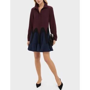 bubble hem midi dress with sleeves VIVIJI BUTTON DOWN FRONT BUBBLE HEM MIDI DRESS – Mable Clothing